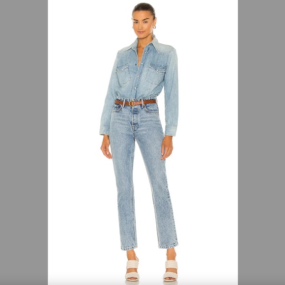 GRLFRND Karolina High Rise Straight Crop Jeans - Picture 4 of 10